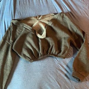 Crop top sweater